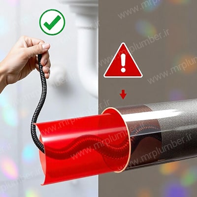 چطور بدون آسیب زدن به لوله فنر بزنم؟
