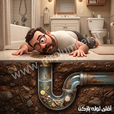 افتادن اشیا در چاه توالت و حمام