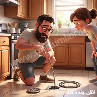 فنر زدن چاه آشپزخانه