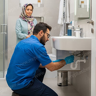 خدمات رفع بوی بد فاضلاب روشویی در تهران