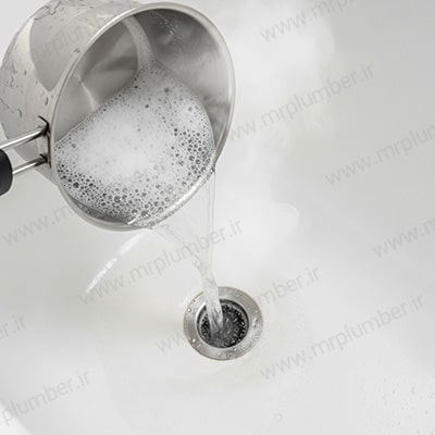 باز کردن گرفتگی وان حمام