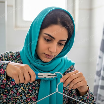 رفع گرفتگی وان حمام با قلاب