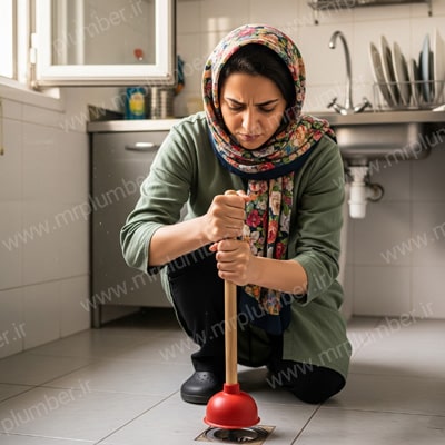 رفع گرفتگی کفشور