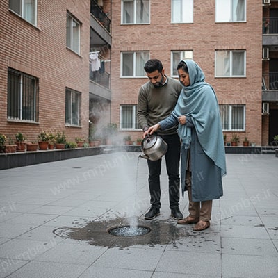 روش خانگی برای باز کردن گرفتگی گلدانی چاه