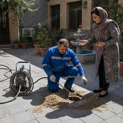 روش های حرفه ای برای بازکردن گرفتگی لوله با ماسه