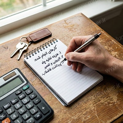 ۵ اصل طلایی برای تشخیص مسئول پرداخت هزینه تخلیه چاه