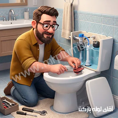 تعمیر توالت فرنگی