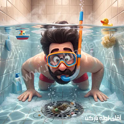 علت گرفتگی لوله فاضلاب حمام